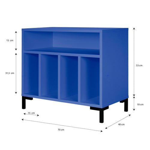 Kast voor platen blauw - vtwonen shop