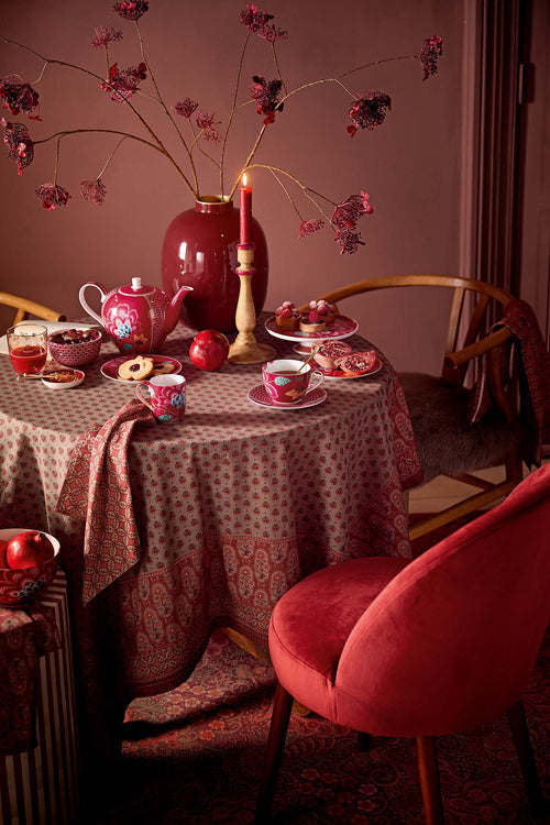 Pip Studio - Home Accessories Dark Red - Metalen Vaas - 32cm