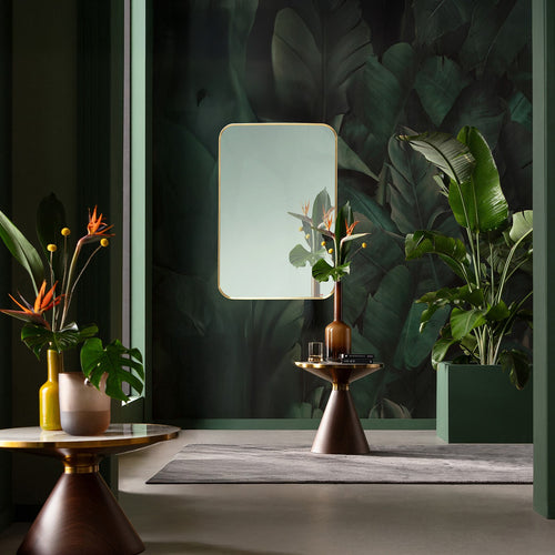 Kare Design Spiegel Simply 90x60cm messing - vtwonen shop