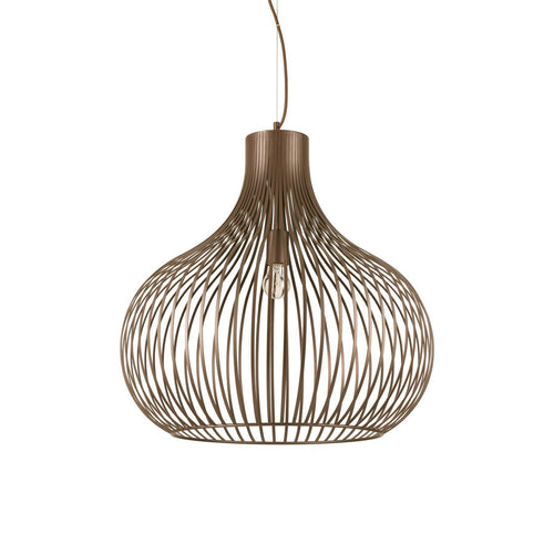 Ideal Lux Onion - 1-lichts plafondlamp bruin