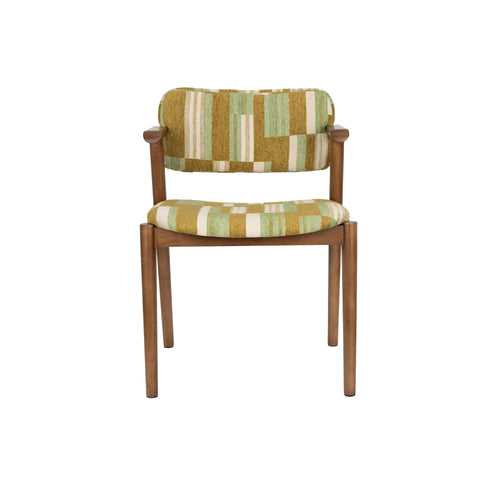 Dutchbone Sara Eetkamerstoelen Groen - Set van 2