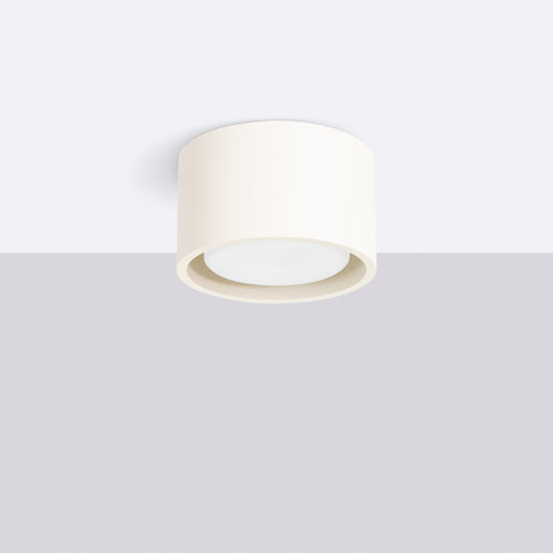 Sollux Lighting Plafondlamp MODO 1 beige Gx53 - 10x10x6cm