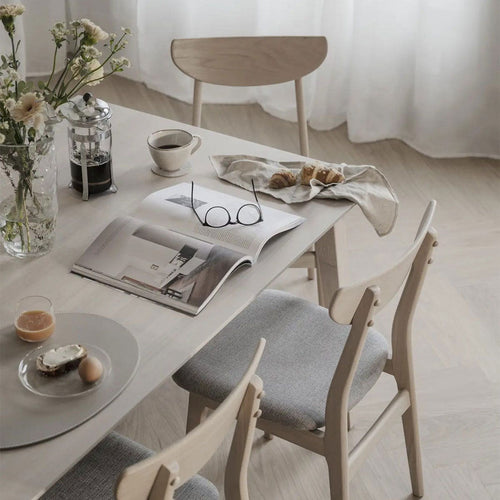 Rowico Home Filippa verlengstuk voor de ronde Filippa eettafel whitewash - 120 x 45 cm - vtwonen shop