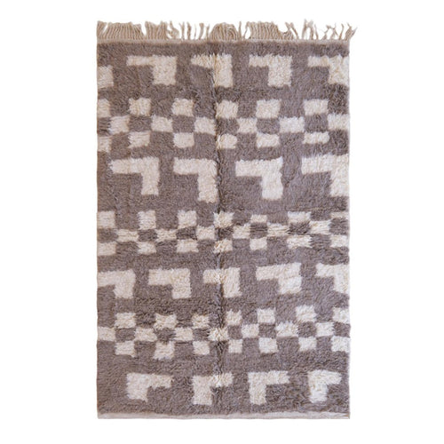 AFK Living vloerkleed Berber - handgemaakt - Wol - 160 cm x 230 cm