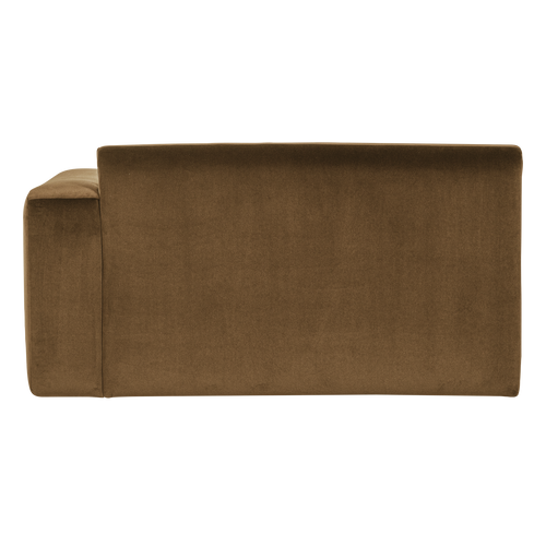 WOOOD 1,5-zits bank arm rechts Mojo Base - Velvet - Honinggeel - 74x145x97