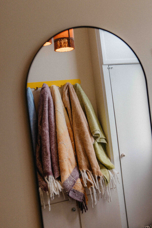 Return to Sender Plaid zacht 130 x 170 cm Aubergine