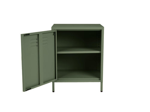 MaximaVida metalen lockerkastje Finn met wieltjes 52 x 40 x 67 cm olijfgroen - vtwonen shop