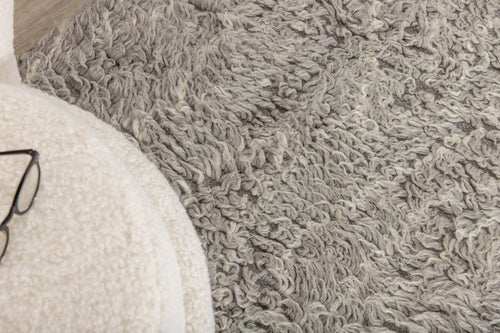 Rebellenclub Vloerkleed Vera - 300 x 200 cm - Grijs - vtwonen shop