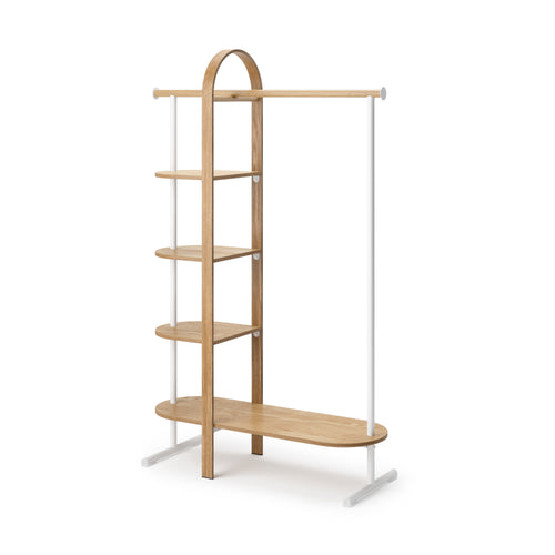 Umbra kledingrek Bellwood - 106 x 39 x 167 cm - Wit/naturel