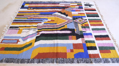 AFK Living vloerkleed Berber - handgemaakt - Wol - 219 x 282 cm