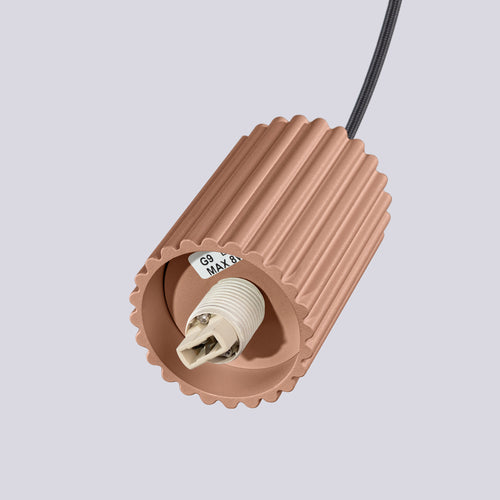 Sollux Lighting Hanglamp HALO 1 mokka - 12x12x120cm