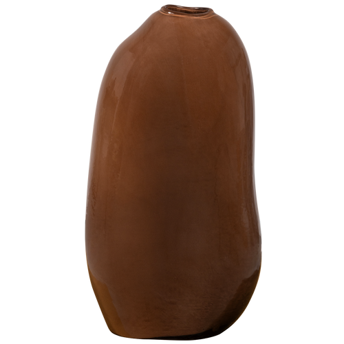 WOOOD vaas Sahil - Glas - Bruin - vtwonen shop