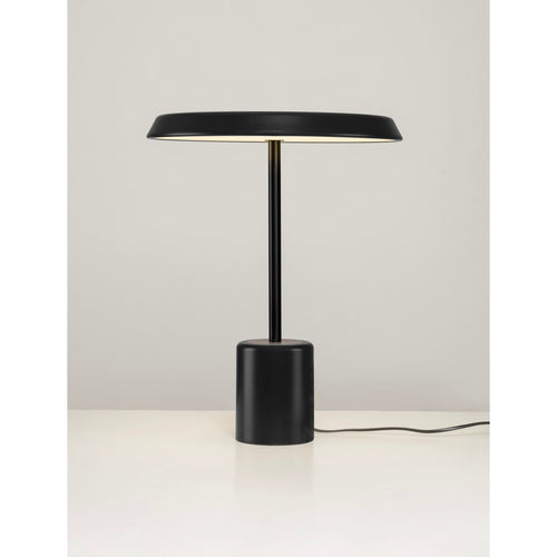 Nova Luce OPHELIA Geïntegreerde LED-tafellamp matzwart/fineer LED 17W 1156lm 3000K