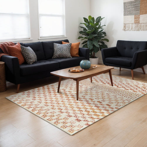 AFK Living vloerkleed  Boho - shaggy - terracotta - 120 x 170 cm - vtwonen shop