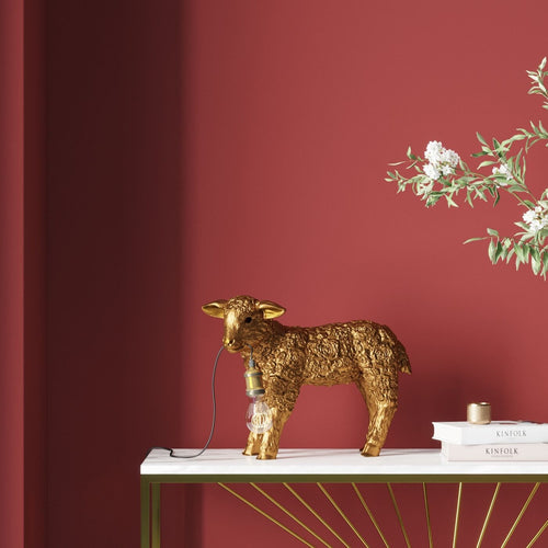 Kare Design tafellamp - bloem schapen - goud - vtwonen shop