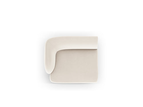 Micadoni linker module Miley flueel lichtbeige - 90x90x70cm