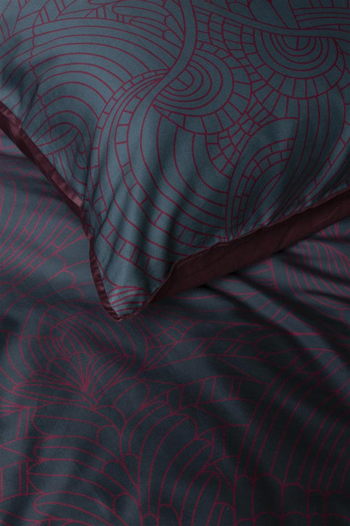 MOOOI dekbedovertrek Dodo Pavone - 140x200/220 cm - blauw - vtwonen shop