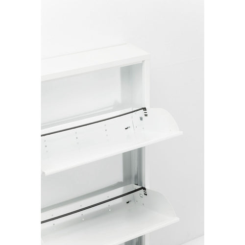 Kare Design Schoenenkast Caruso - wit - 3 laden