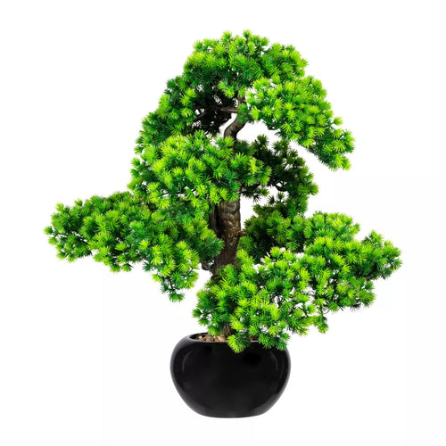 Flourify - kunstplant - Bonsai dennen - 60 cm