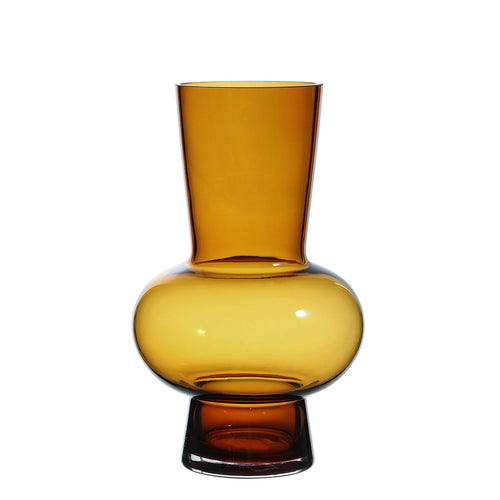 Sia Deco Vaas Decoratief - amber - glas - H32 - vtwonen shop