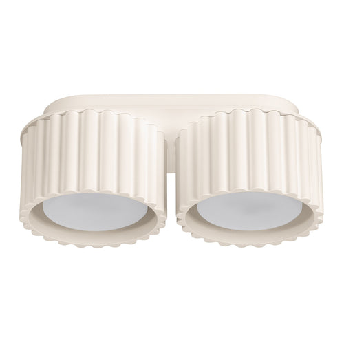 Sollux Lighting Plafondlamp AURA 2 beige Gx53 - 21x10x12cm