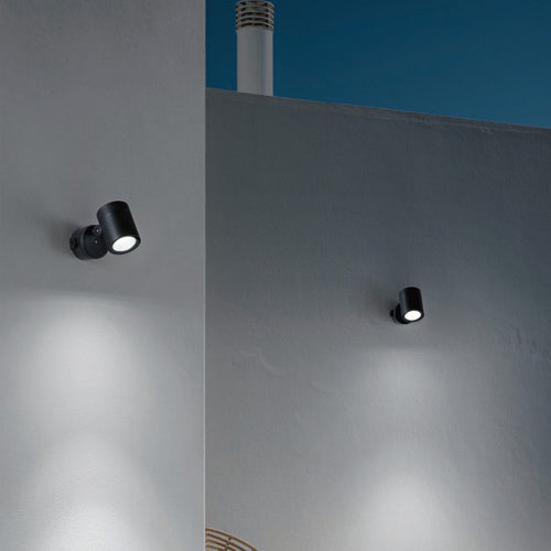 Ideal Lux O-ZONE LED Enkele Spot Zwart 3000K IP66