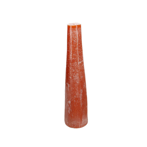 S|P Collection - Kaars 9xH40cm oranje Twig