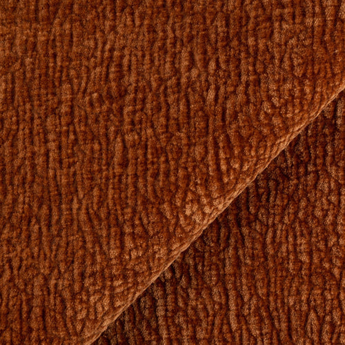 Premium Interiors - Bank LUSH - fluweel met motieven terracotta 235cm