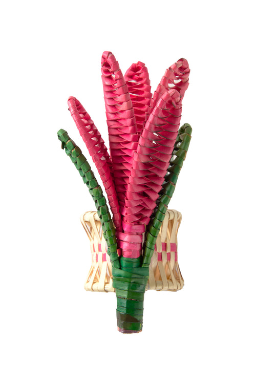 Calma House Servettenhouder Lilium - Roze - Diam. 3.5x8