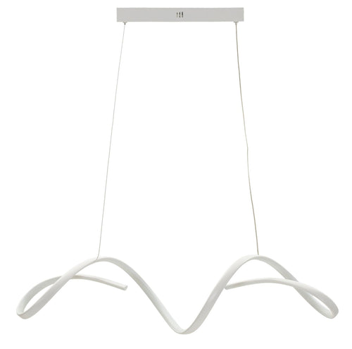 Mauro Ferretti led-hanglamp - 80x20x120 cm - wit