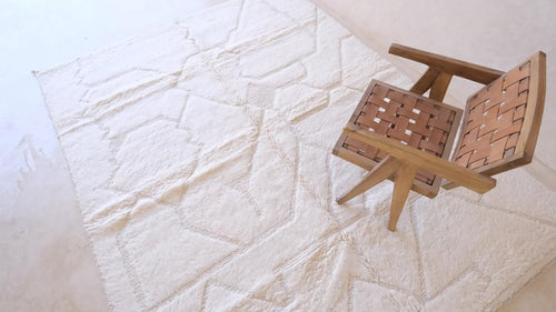AFK Living vloerkleed Berber - handgemaakt - Wol - 200 x 300 cm