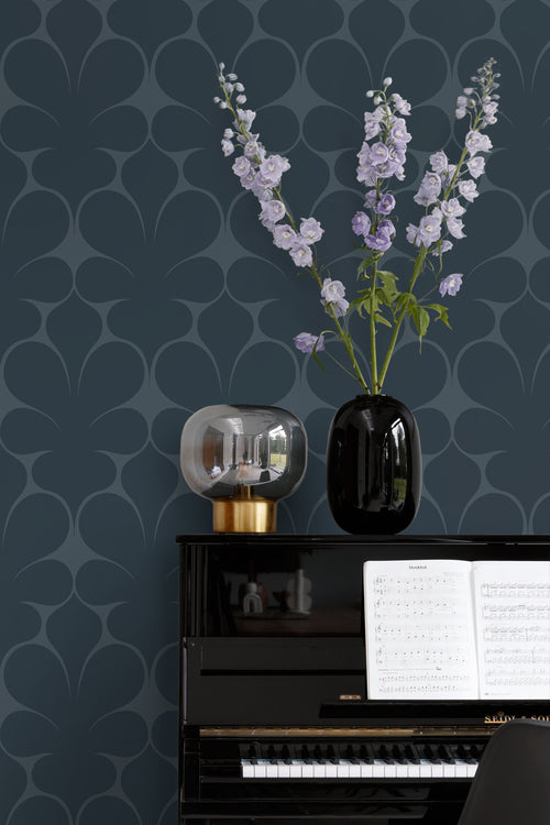 Origin Wallcoverings behang ornamenten donkerblauw - 50 x 900 cm - 347925 - vtwonen shop