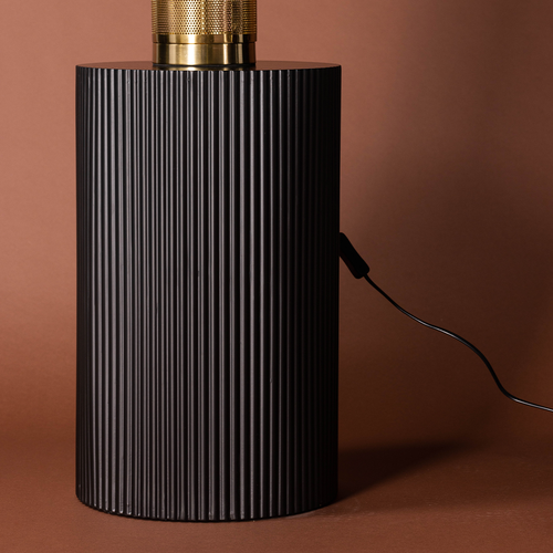 Nest living Asa Houten Bijzettafel Zwart - Ø 31 cm - vtwonen shop