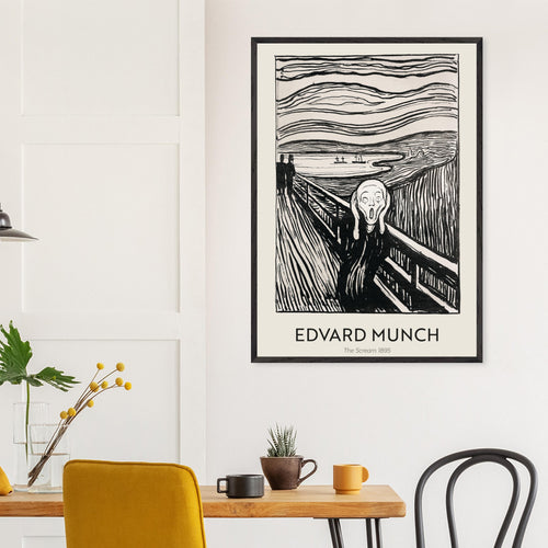 Artfulprints  Edvard Munch - The Scream 1895   poster 30x40 cm - vtwonen shop