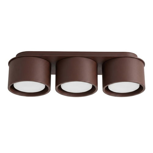 Sollux Lighting Plafondlamp MODO 3 bruin Gx53 - 32,4x10,4x8,2cm