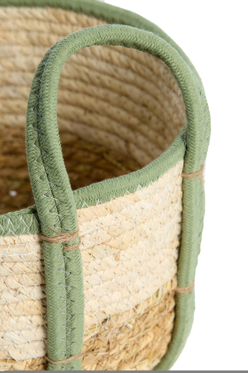 Light & Living mand KINSALE - Ø33x23cm - bruin - Set van 3