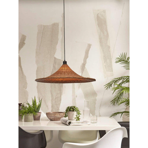 GOOD&MOJO hanglamp Borabora - bruin - Ø40cm - vtwonen shop