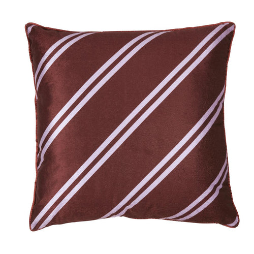 vtwonen decoratiekussen Diagonal - 50x50 cm - donker rood - vtwonen shop