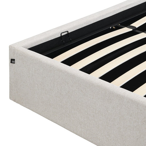 Calicosy - Opbergbed ALIX - beige 204x150x36,50 cm