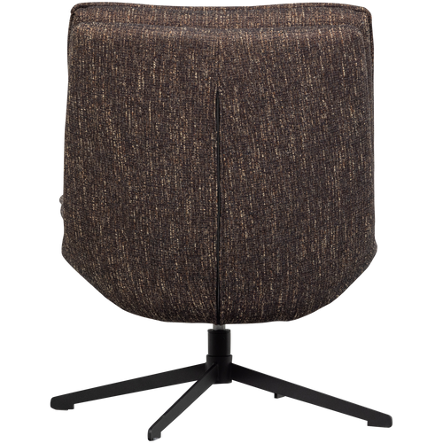 WOOOD draaifauteuil Milaro - Polyester - Bruin Melange - 88x75x94 - vtwonen shop