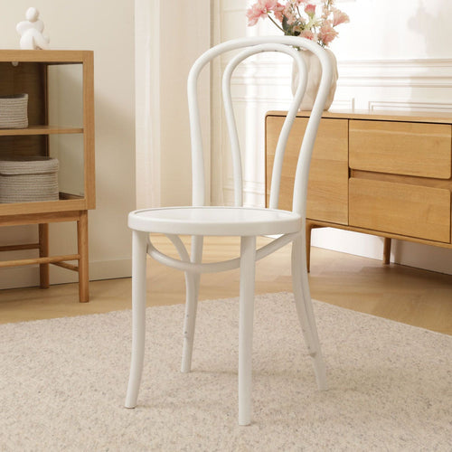 Fameg Vienna Thonet No.18 Houten Bistrostoel Wit - vtwonen shop