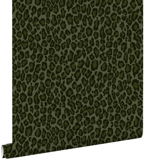 ESTAhome behang panterprint donkergroen - 0,53 x 10,05 m - 139153 - vtwonen shop