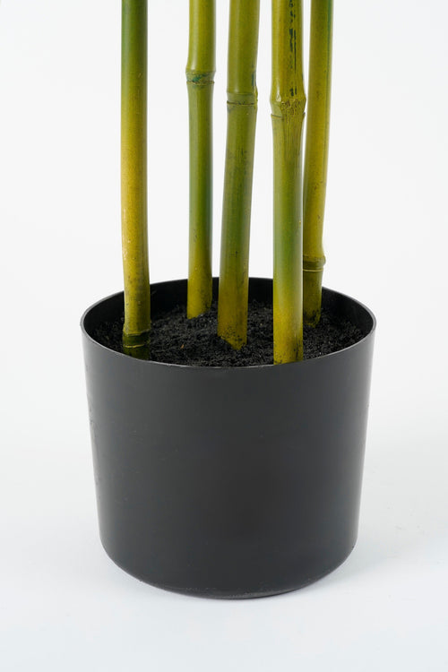 Mica Decorations Bamboe Kunstplant in Pot - H150 x Ø60 cm - Groen - vtwonen shop