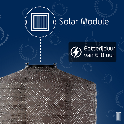 Lumiz solar lampion - hyacint set - 2 stuks