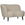 WOOOD lounge fauteuil links Sara - Teddy - Off White - 71x112x81