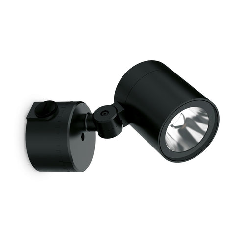 Ideal Lux O-ZONE LED Enkele Spot Zwart 3000K IP66