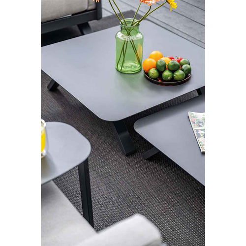 Garden Impressions loungeset Medellin donker grijs 5-delig