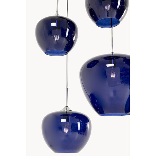 Kare Design Hanglamp Sphere 10 blauw - vtwonen shop