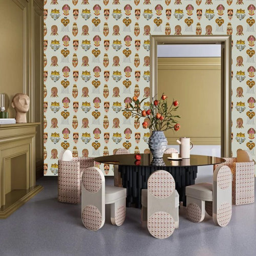 Catchii Behang Gabo Club Beige - vtwonen shop