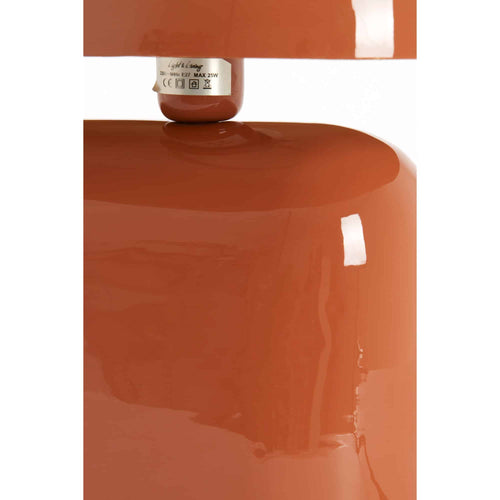 Light & Living tafellamp Todd - oranje - 37x26x37cm